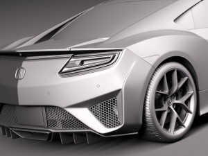 Acura NSX 2016 3D Model