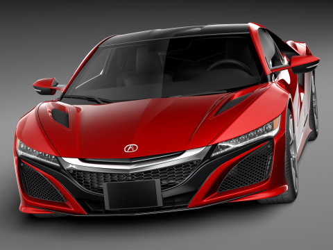 Acura NSX 2016 Model 3D