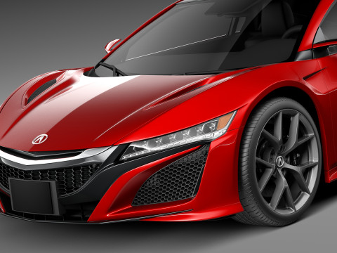 Acura NSX 2016 Model 3D