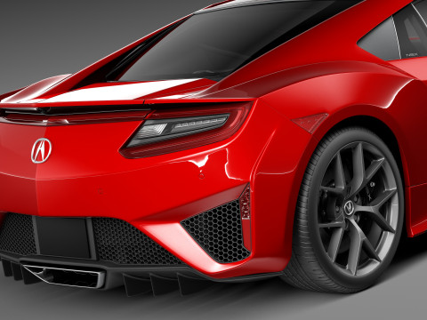 Acura NSX 2016 Model 3D