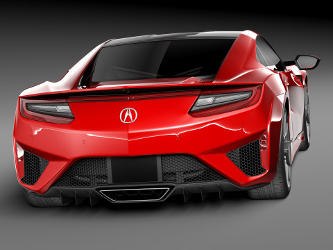 Acura NSX 2016 Model 3D