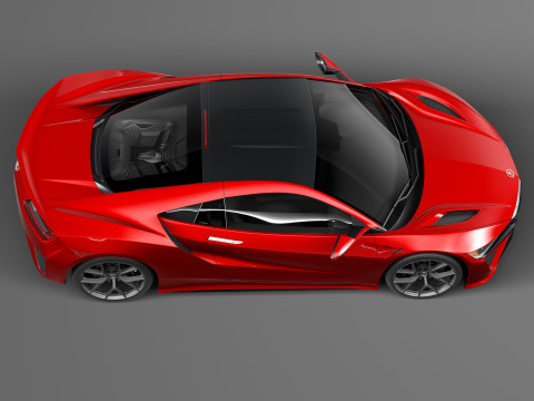 Acura NSX 2016 Model 3D