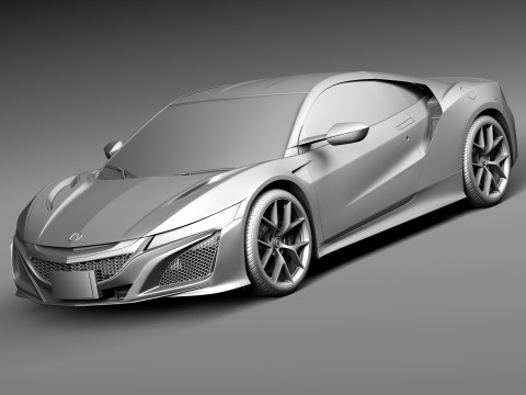 Acura NSX 2016 Model 3D