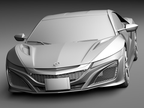 Acura NSX 2016 Model 3D
