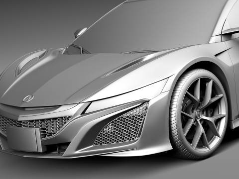 Acura NSX 2016 Model 3D