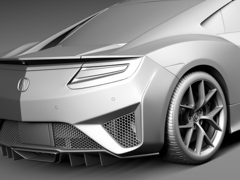 Acura NSX 2016 Model 3D