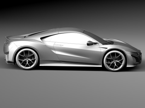 Acura NSX 2016 Model 3D