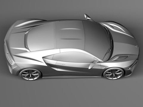 Acura NSX 2016 Model 3D