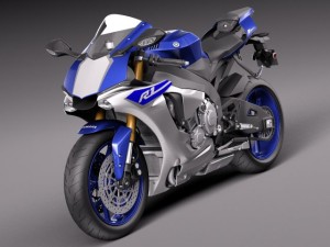 Yamaha YZF R1 2015 Modello 3D