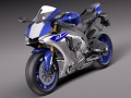 Yamaha YZF R1 2015 Modello 3D