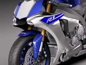 Yamaha YZF R1 2015 3D Model
