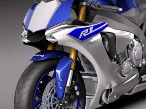Yamaha YZF R1 2015 3D Model