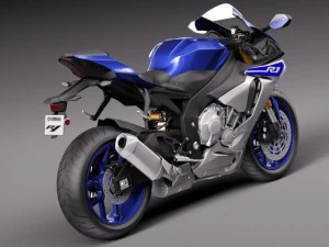 Yamaha YZF R1 2015 3D Model