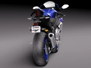 Yamaha YZF R1 2015 3D Model