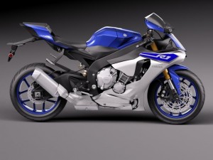 Yamaha YZF R1 2015 3D Model