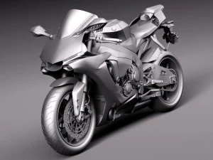Yamaha YZF R1 2015 3D Model