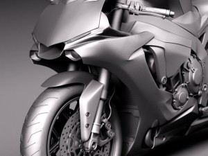 Yamaha YZF R1 2015 3D Model