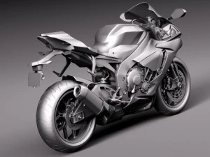 Yamaha YZF R1 2015 3D Model