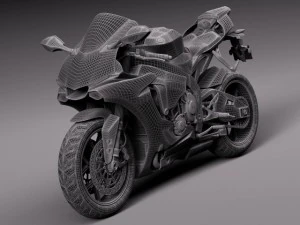 Yamaha YZF R1 2015 3D Model