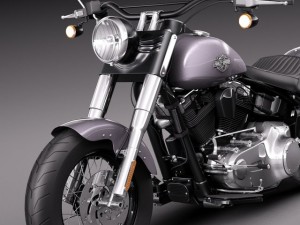 Harley Davidson Softail Slim 2015 3Dモデル
