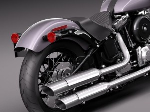 Harley Davidson Softail Slim 2015 3Dモデル