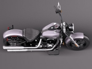 Harley Davidson Softail Slim 2015 3Dモデル