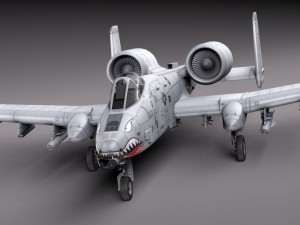 A10 Thunderbolt Fairchild Republic 3D मॉडल