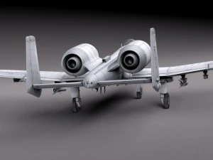 A10 Thunderbolt Fairchild Republic 3D Model