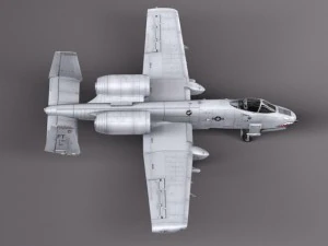 A10 Thunderbolt Fairchild Republic 3D Model