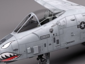 A10 Thunderbolt Fairchild Republic 3D मॉडल