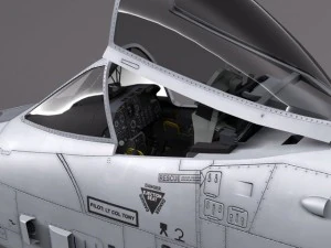 A10 Thunderbolt Fairchild Republic 3D Model
