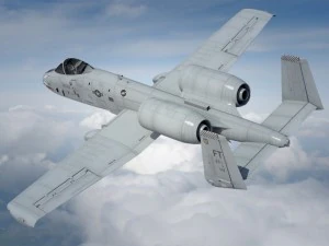 A10 Thunderbolt Fairchild Republic 3D Model