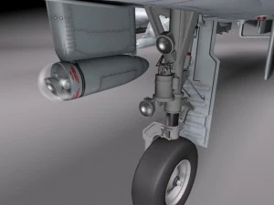 A10 Thunderbolt Fairchild Republic 3D Model
