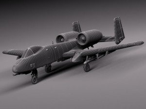 A10 Thunderbolt Fairchild Republic 3D मॉडल