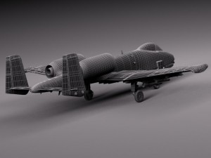 A10 Thunderbolt Fairchild Republic 3D मॉडल