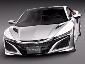 Honda NSX 2016 3D Model