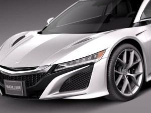 Honda NSX 2016 Modello 3D