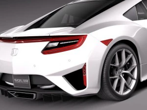 Honda NSX 2016 3D Model