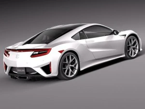 Honda NSX 2016 3D Model