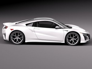 Honda NSX 2016 Modello 3D