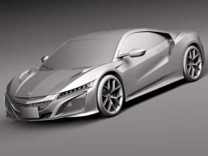 Honda NSX 2016 3D Model