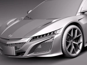 Honda NSX 2016 3D Model