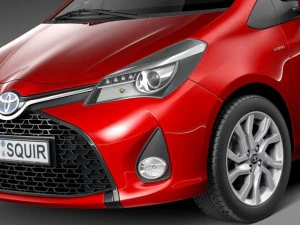 Toyota Yaris SE Hatchback 5-door 2015 3D Model