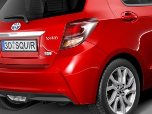 Toyota Yaris SE Hatchback 5-door 2015 Modelo 3D