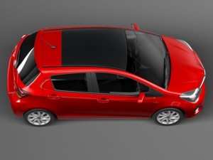 Toyota Yaris SE Hatchback 5-door 2015 Modelo 3D