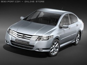 Honda City 2009 Modelo 3D