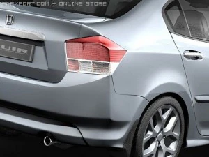 Honda City 2009 3D Model