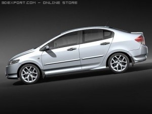 Honda City 2009 Modelo 3D