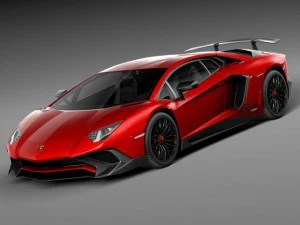 Aventador LP750 4 SV 2016 р.в 3D Модель