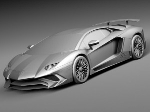 Aventador LP750 4 SV 2016 Modelo 3D